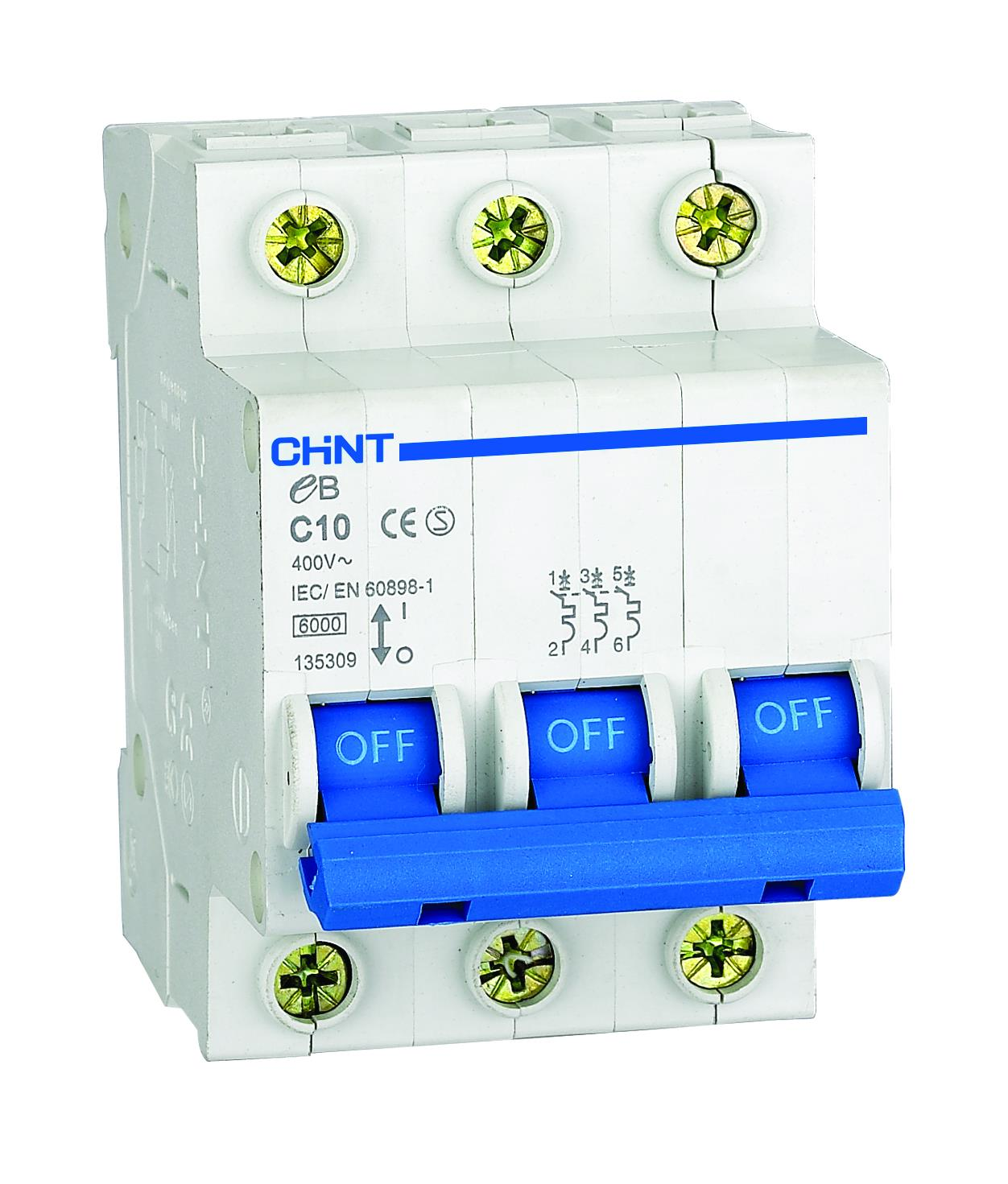 CHINT 3x40A K Otomat Sigorta C Tipi 4,5kA CHINT-186506