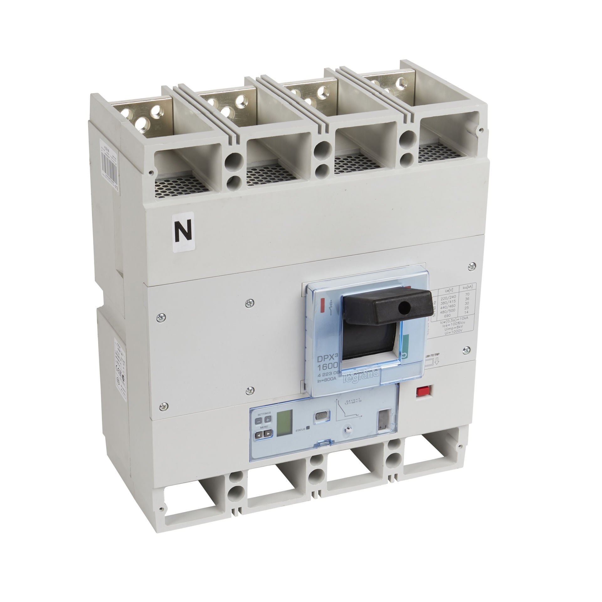 Legrand DPX³1600 ELE S2 4P 800A 36kA LEG-422306