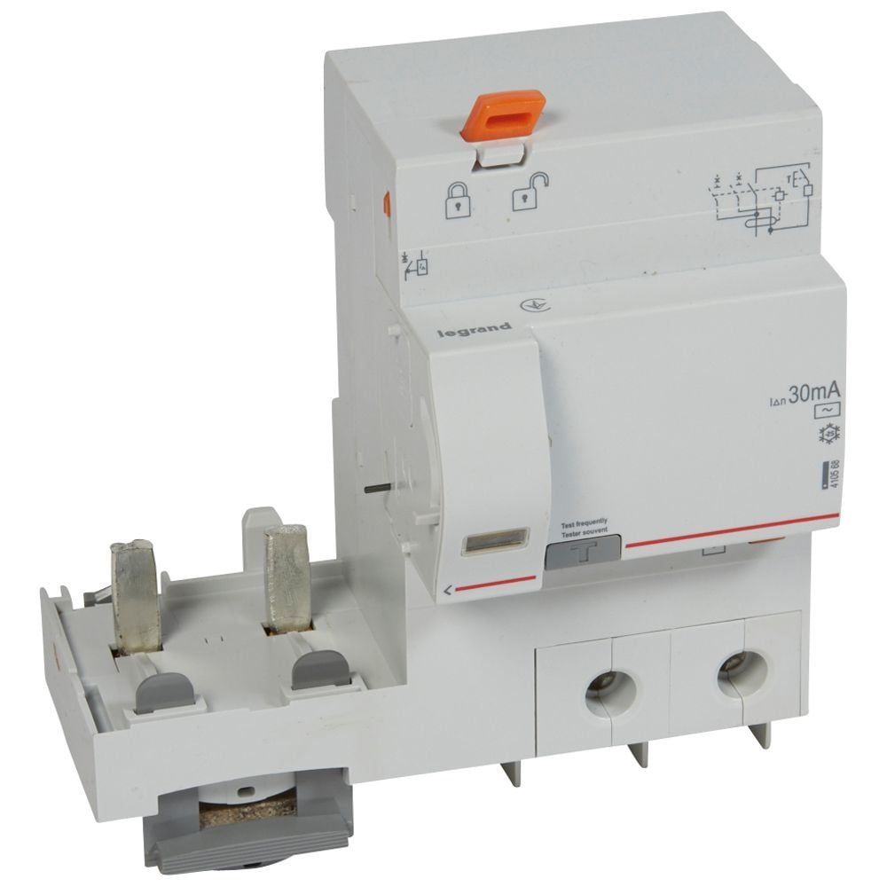 Legrand DX³ yana montaj kaçak akım koruma 2P AC 125A 30mA (1,5modül/kutup için) LEG-410568
