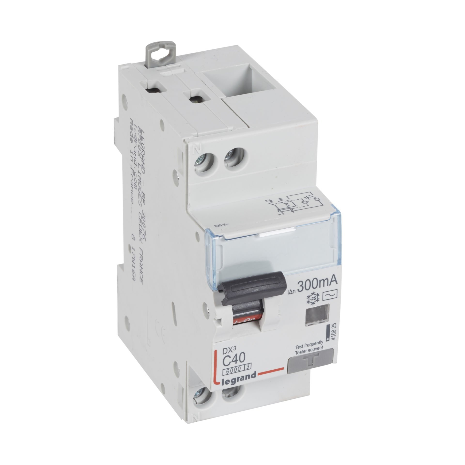 Legrand DX³ RCBO 40A 1P+N AC tip 300mA LEG-410825