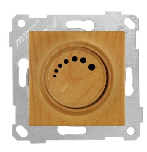 Mutlusan Rita Mek Tuş Rl Işıklı Dimmer 1000W Meşe - 2200 444 0258