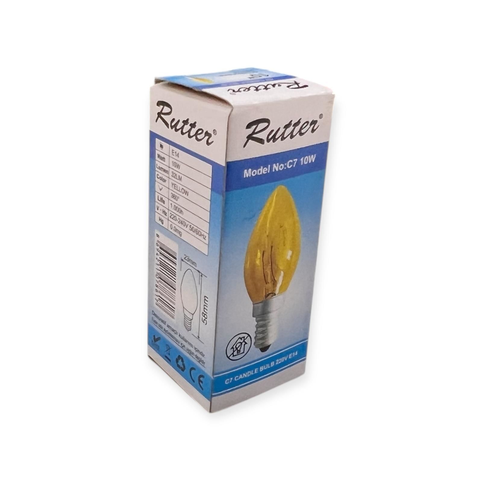 Rutter Parfüm Ampul E14 Sari