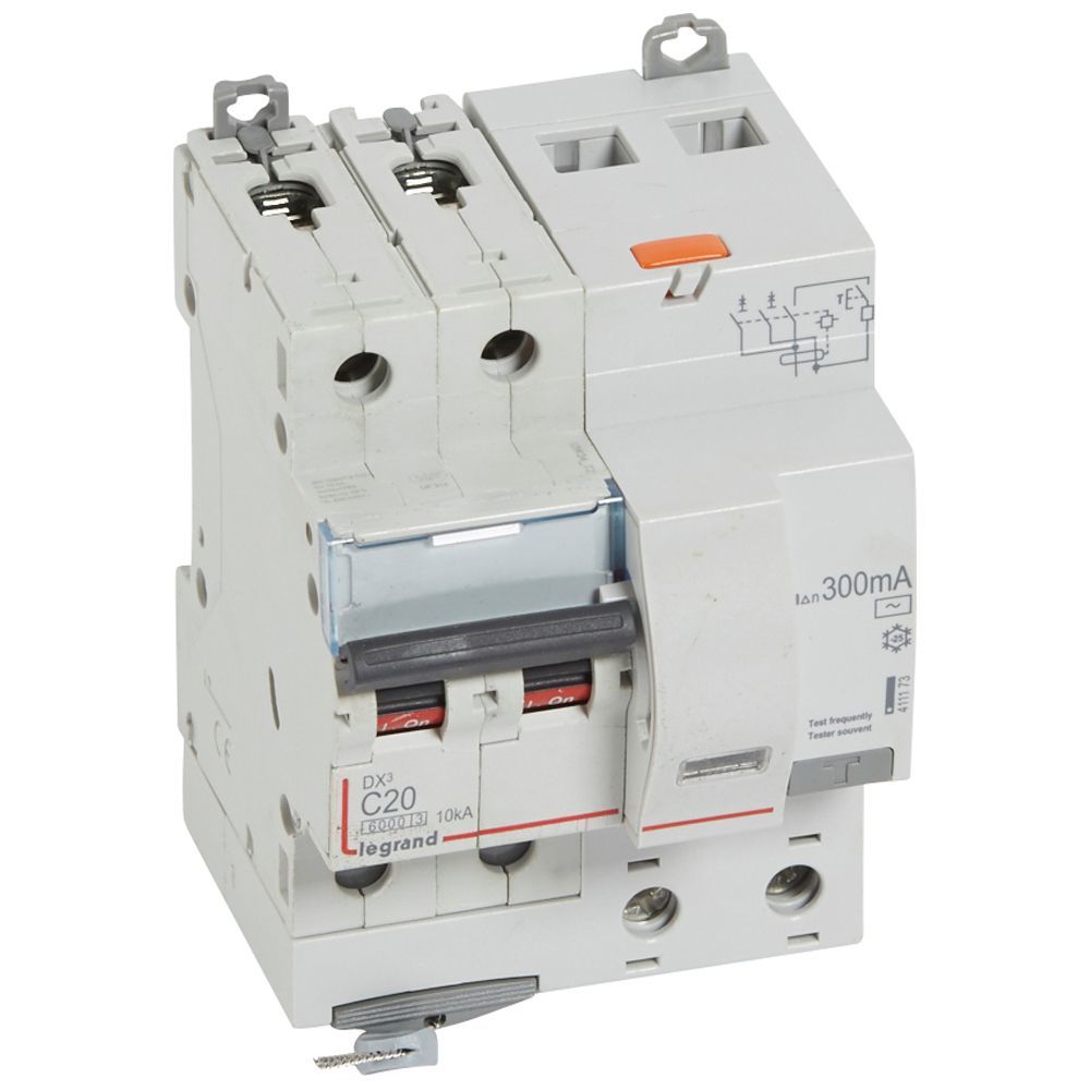Legrand DX³ RCBO 20A 2P AC tipi 300mA LEG-411173