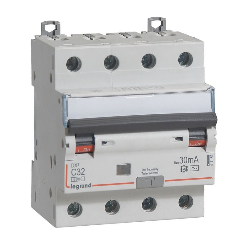 Legrand DX³ RCBO 32A 4P AC tipi 30mA LEG-411189