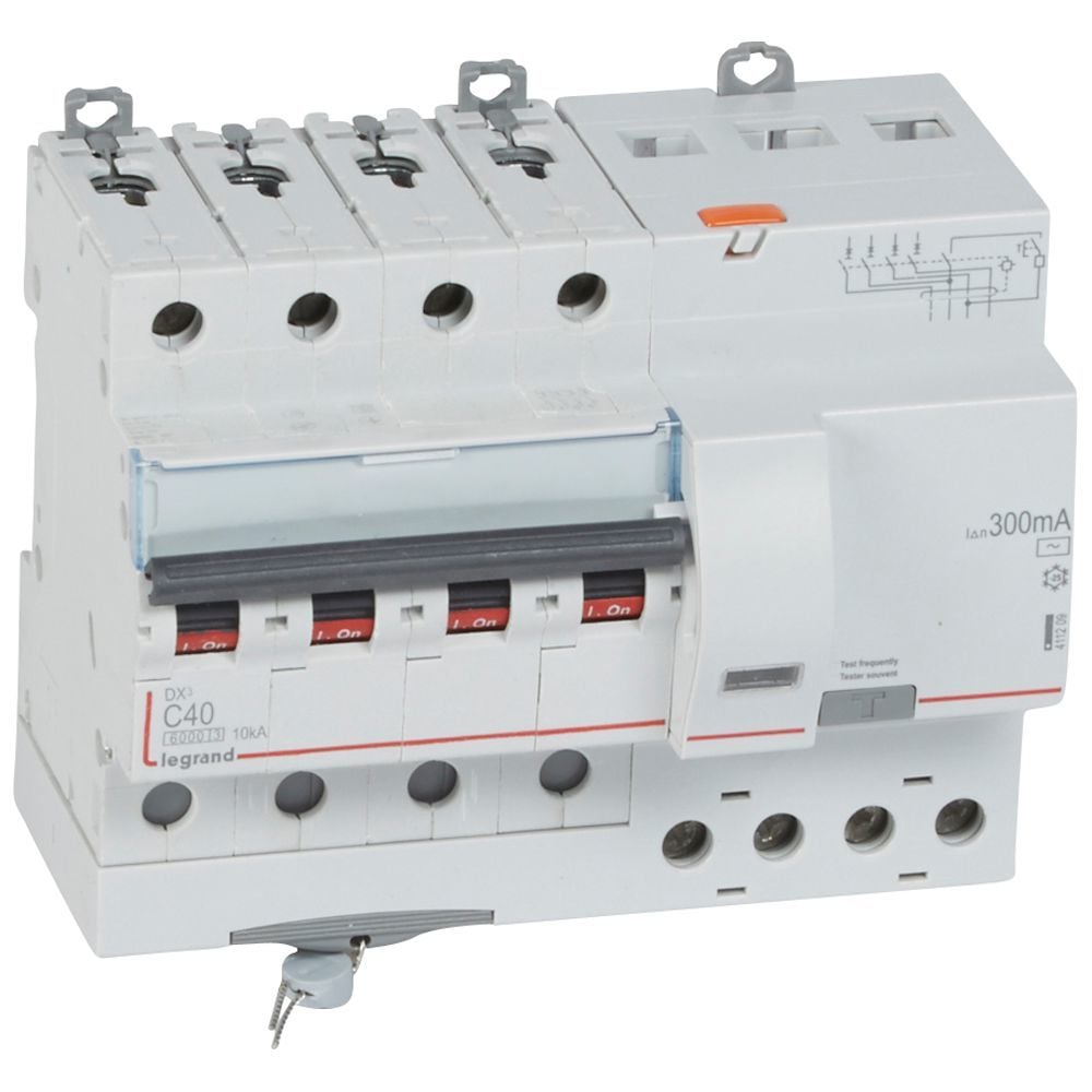 Legrand DX³ RCBO 40A 4P AC tipi 300mA LEG-411209