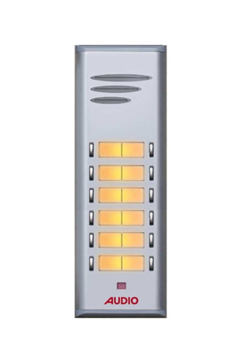 Audio 004849 E12 12li Basic Serisi Çift Butonlu Zil Paneli