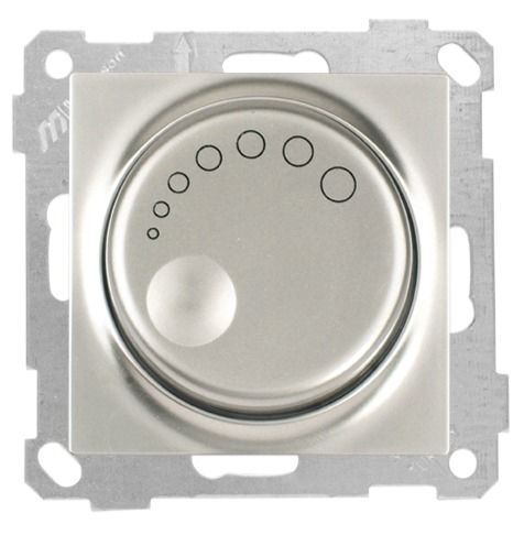 Mutlusan Işıklı Işıkayarlayıcı Dımmer 600W Titanyum - 2100 440 0283