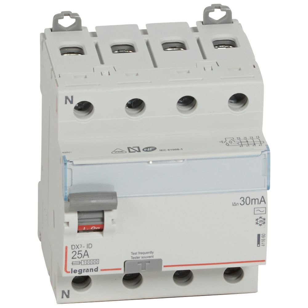 Legrand DX³ KAK 4P AC 25A 30mA LEG-411660