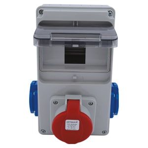Çetinkaya Pano 130x240x105 Makine Prizi 3x25 ön+Pano Prizi 1x16 yan (2) ABS Kutusu ÇP 6020