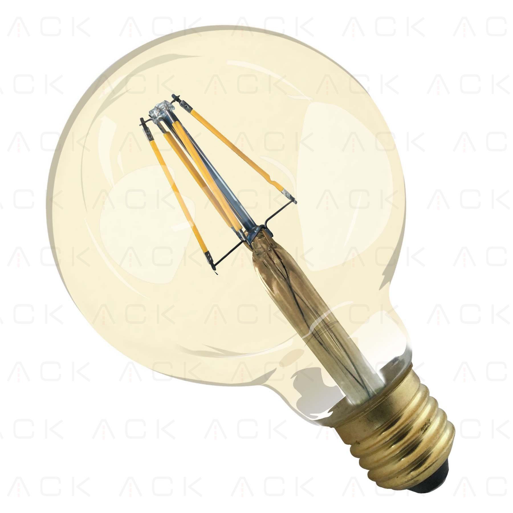 ACK 4W 220-240V E27 2200K G125 Led Rustık Ampul AB48-00420