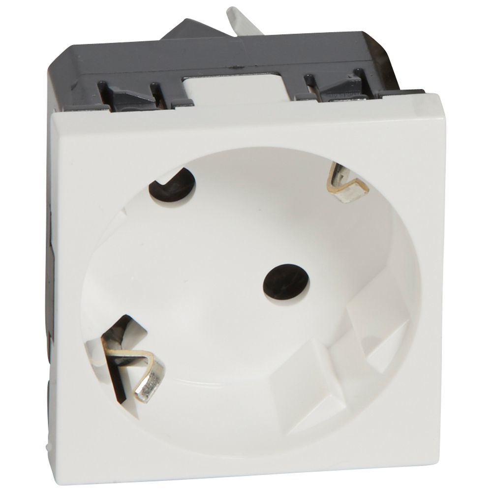 Legrand S.Armada Top. tekli şebeke prizi, 45º , beyaz LEG-077245