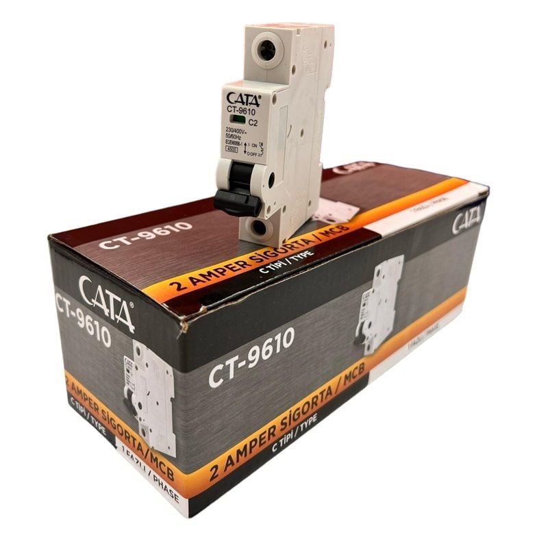 Cata CT-9610 4,5 kA C2 Amper Monofaze Sigorta