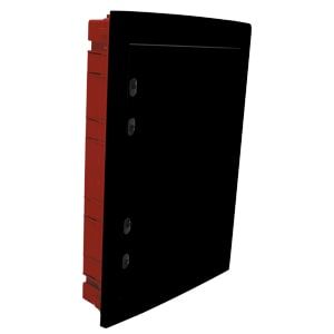 Çetinkaya Pano 440x654x95 ABS Sıva Altı 54'lü (18x3) Sigorta Kutusu Siyah Kapakli ÇP 12954 B