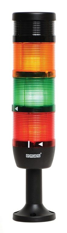 Emas 70Mm 220V Led 110Mm Pl.Ayaklı Dortlu Buzzer Ik - IK73L220ZM01