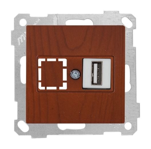 Mutlusan Mek+Tuş Data Prizi 1*Usb Kiraz - 2100 455 0156