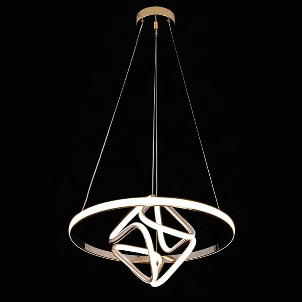 Yeşim Gold Led Avize