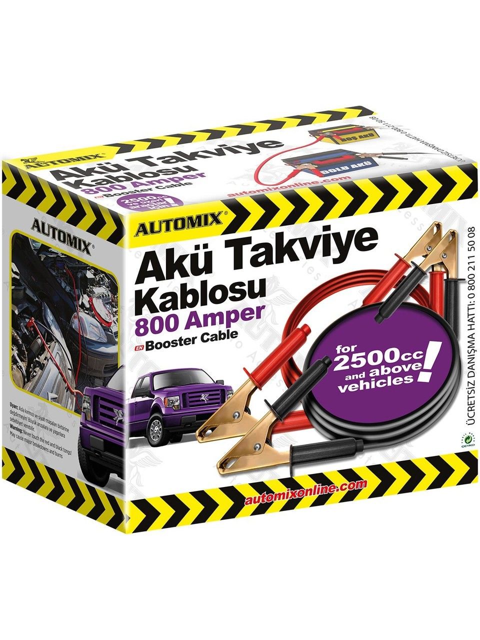 Akü Takviye Kablosu 800 Amper