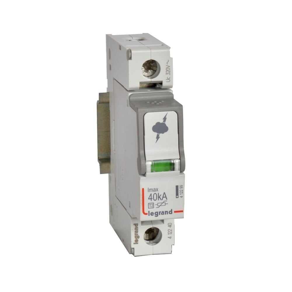 Legrand Sayaç sonrası için parafudr Tip 2 C tipi Imax 40kA Up:1.7kV 1Kutup LEG-412240