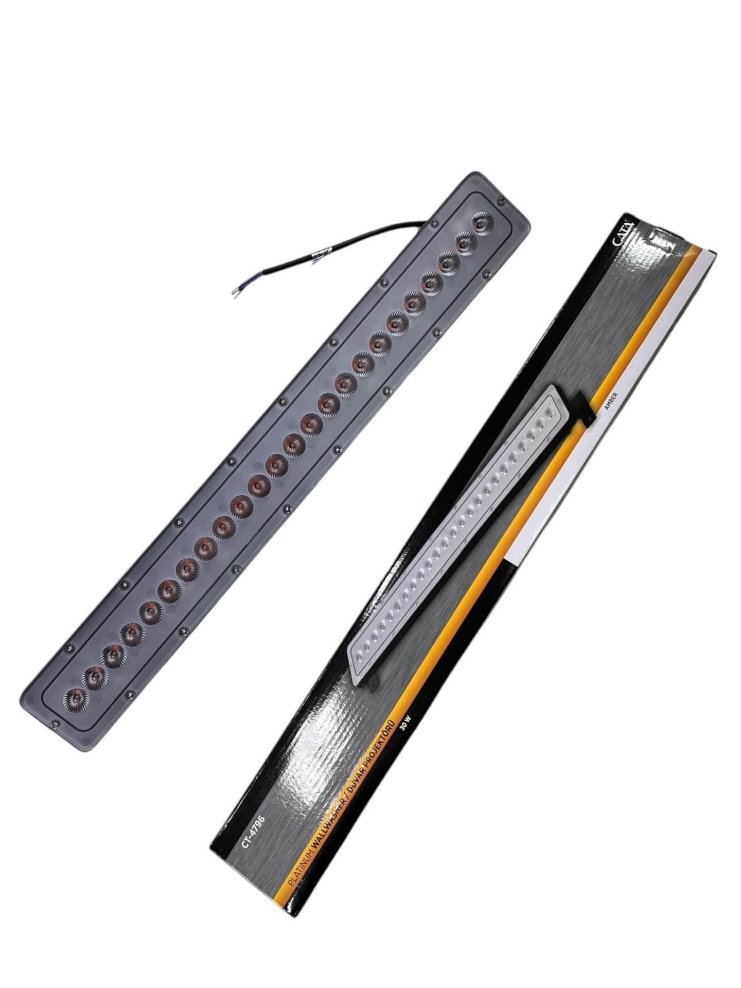 Cata 30 Watt Platinum Wallwasher 60 cm Amber Renk CT-4796A