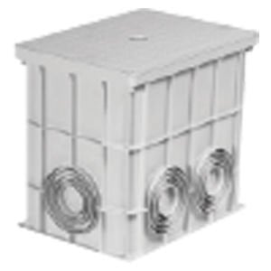 Çetinkaya Pano 36x26x32 ABS Düz Gri Kapak ÇP 362634