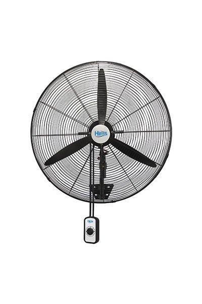 Hims HEF-DA650 190W 65 cm Siyah 3 Kanat Anahtarli Sanayi Tipi Duvar Vantilatörü