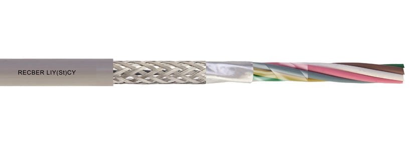 Reçber LIY(St)CY 5x0,22mm2 Sinyal Ve Kontrol Kablosu