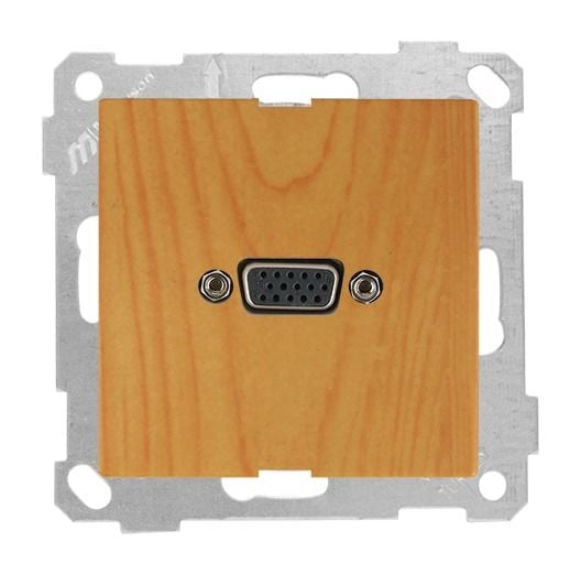 Mutlusan Mek+Tuş Vga Prizi Meşe - 2100 460 0158