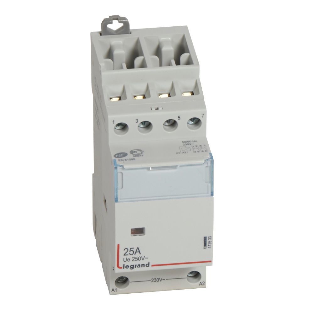 Legrand CX³ 4P mandalsız 230V bobinli 25A 2NA+2NK LEG-412533