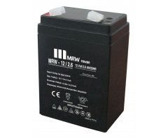 Mervesan Power Markalı Kurşun/Asit Kuru Tip Akü 6 Volt 4 AH