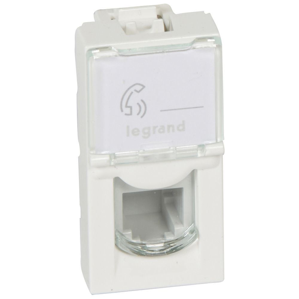 Legrand S.Armada RJ11, telefon prizi, 1m, beyaz LEG-078730