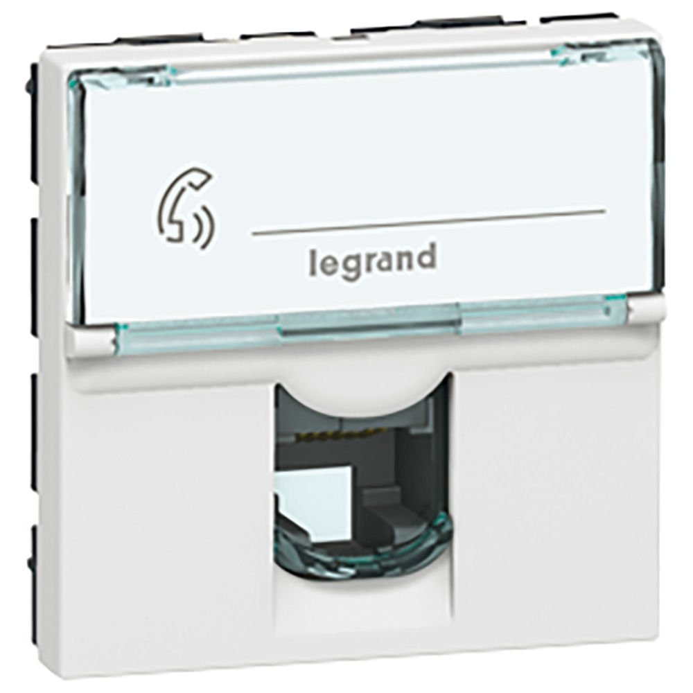 Legrand S.Armada RJ12, 6kontak telefon prizi, 2m, beyaz LEG-078732