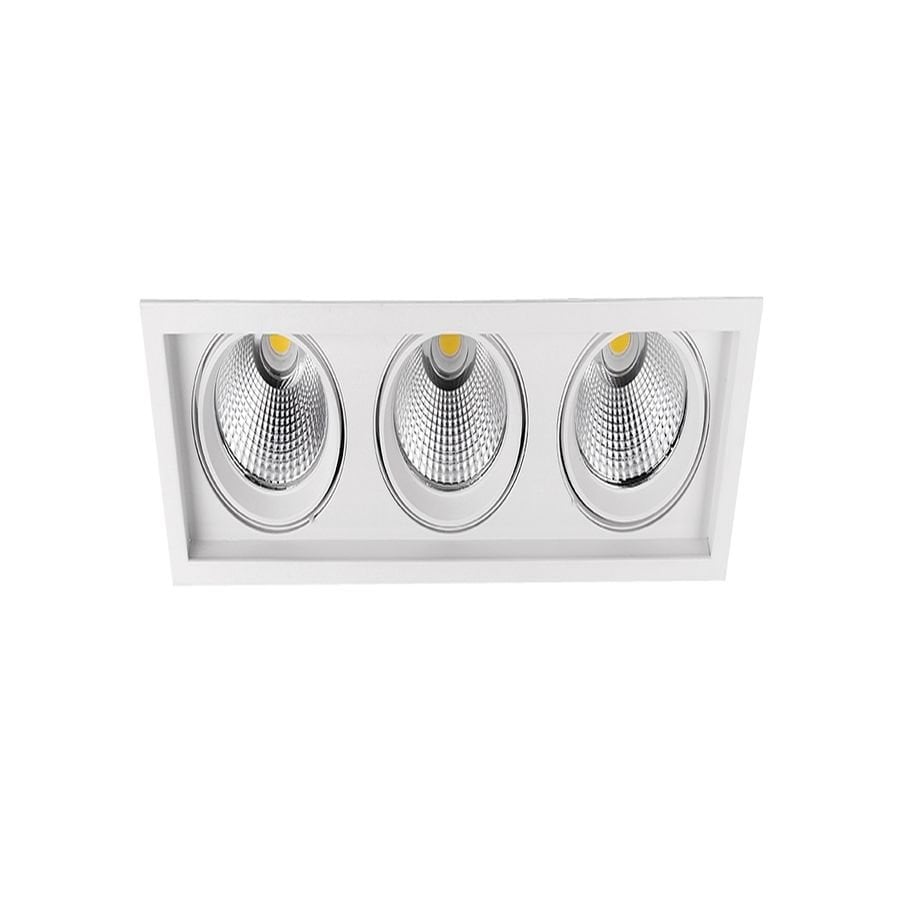 Goya Gy 3123-40 Beyaz Kasa 3X36W 4000K Sıva Altı Cob Led Armatür