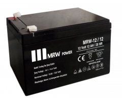Mervesan Power Markalı Kurşun/Asit Kuru Tip Akü 12 Volt 12 AH