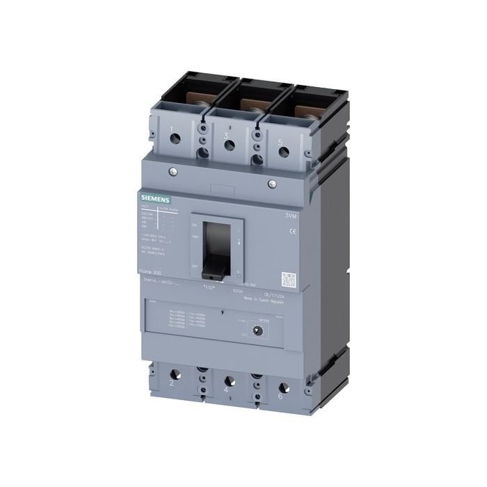 Siemens Sentron 3Vm Kompakt Tip Güç Şalteri; 3Vm1; 55Ka; 400A; Ayarli Manyetik; 3 Kutuplu 3VM1440-5MH32-0AA0
