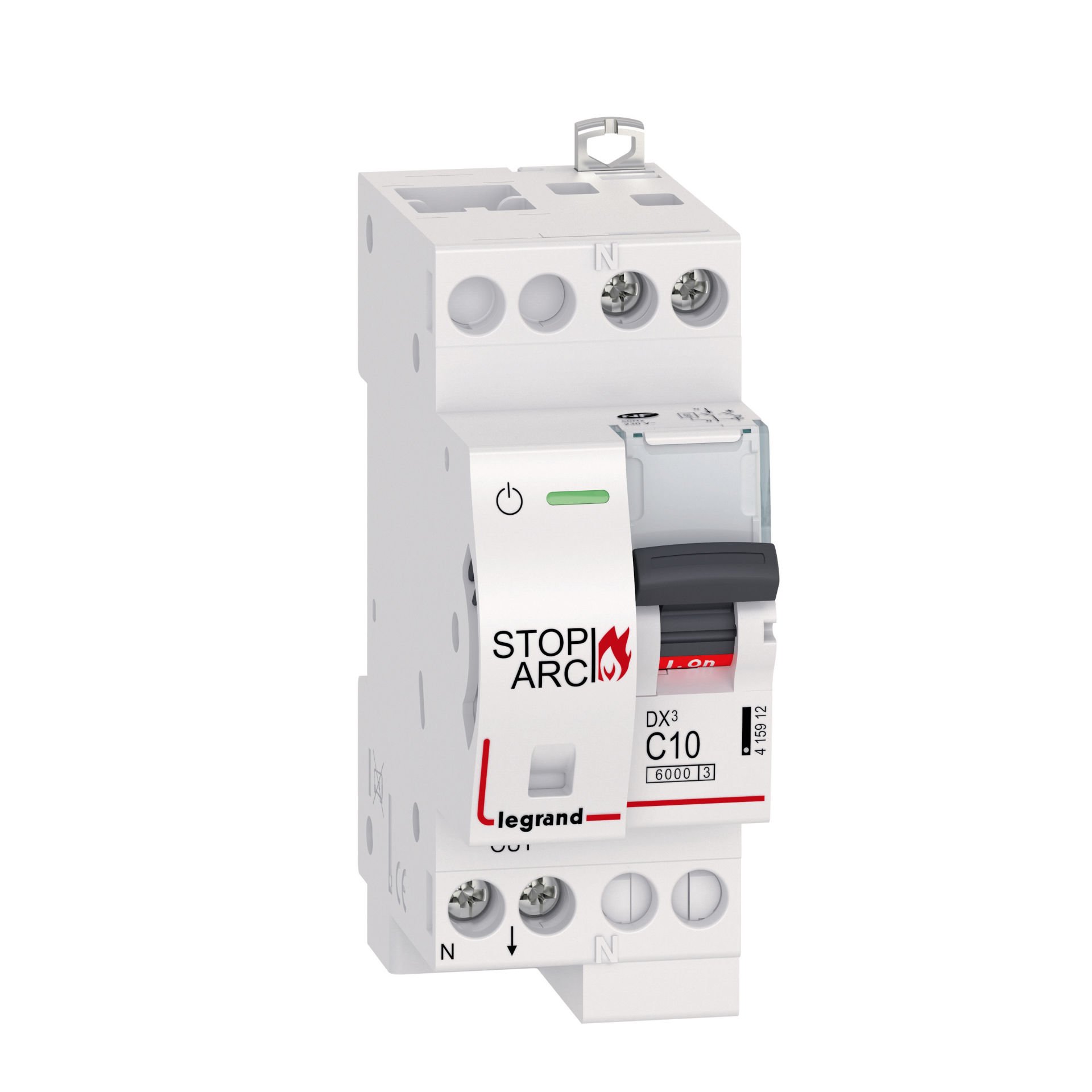 Legrand DX3 AFDD 1P+N C10 2M LEG-415912