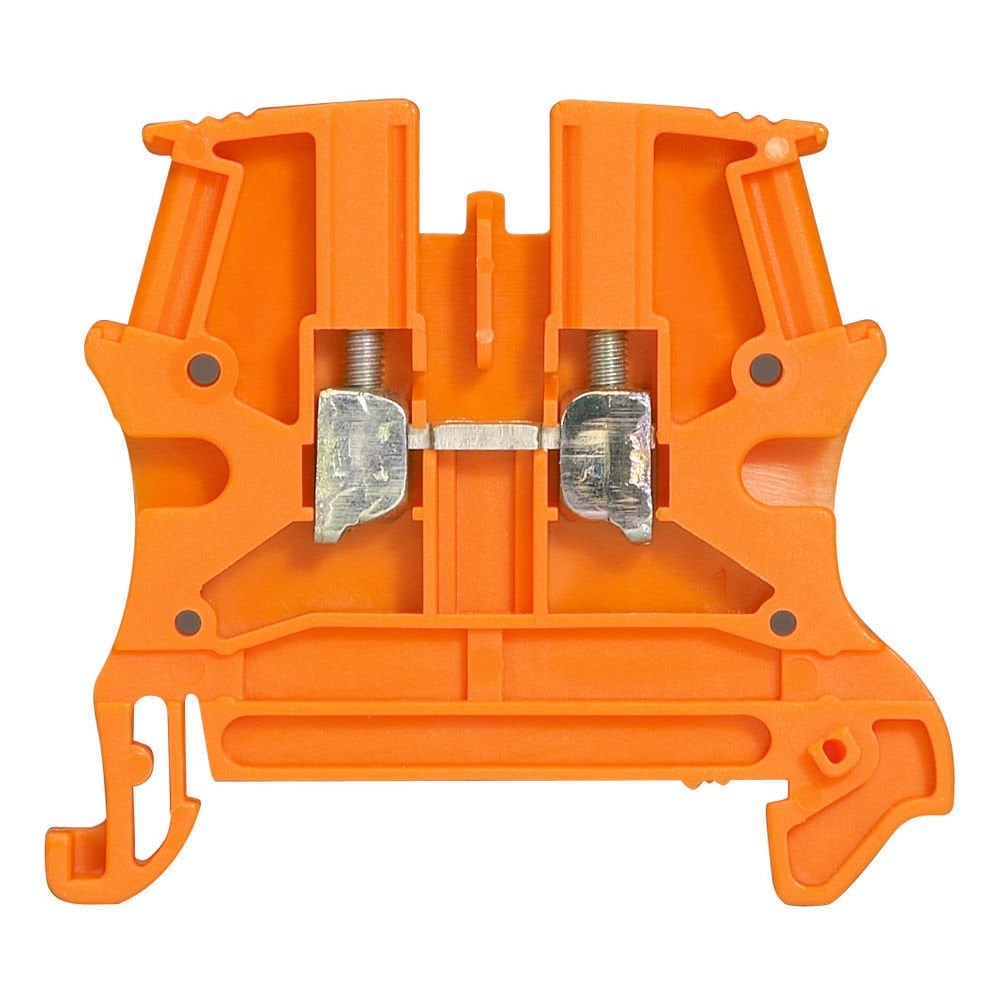 Legrand Viking3 1giriş/1çıkış vida bağlantı adım 5mm Turuncu Anma kesit 2.5mm² LEG-037120