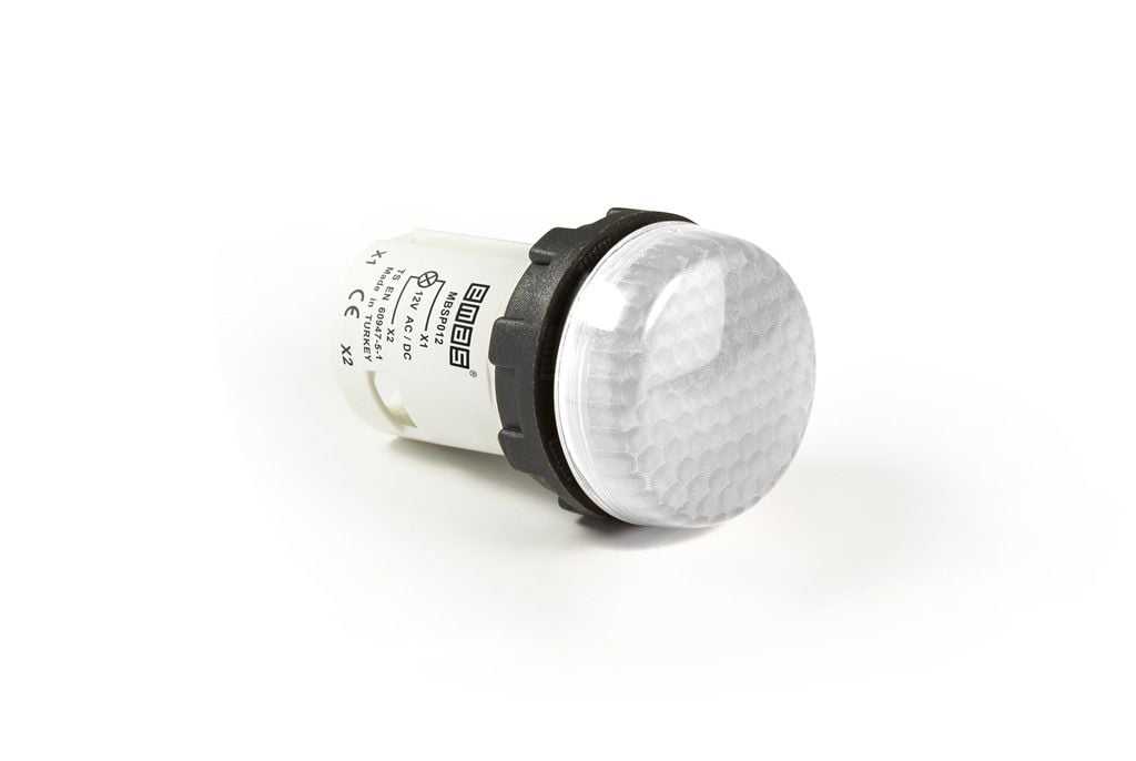 Emas B Serisi Monoblok Petek Sinyal 12V Beyaz - MBSP012B