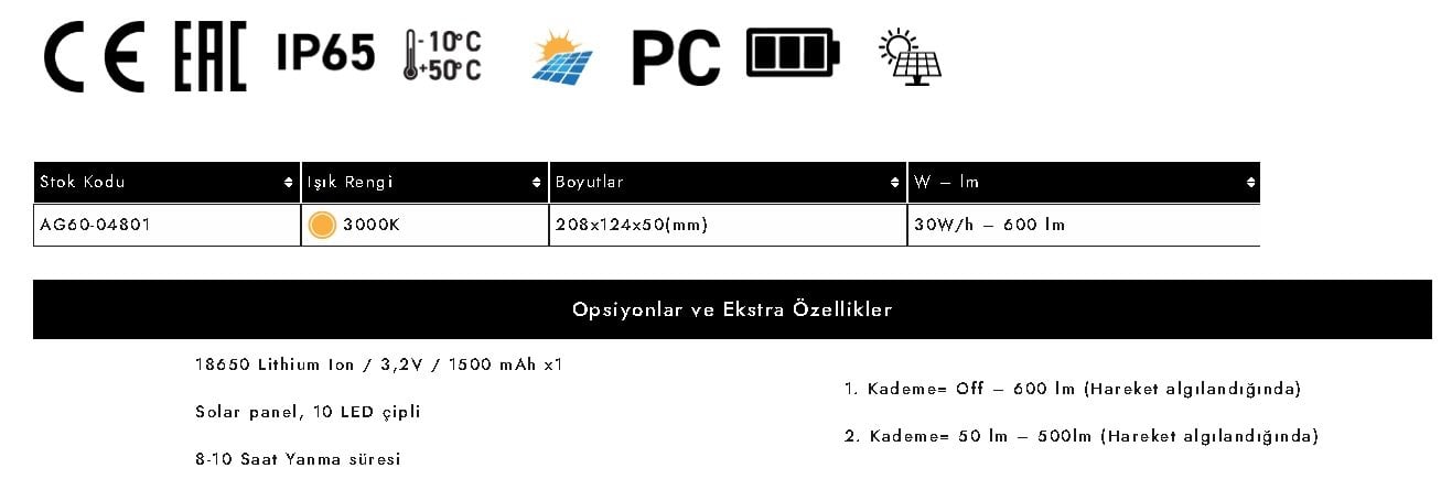 ack marka ürünlerimiz 2 yıl garantilidir