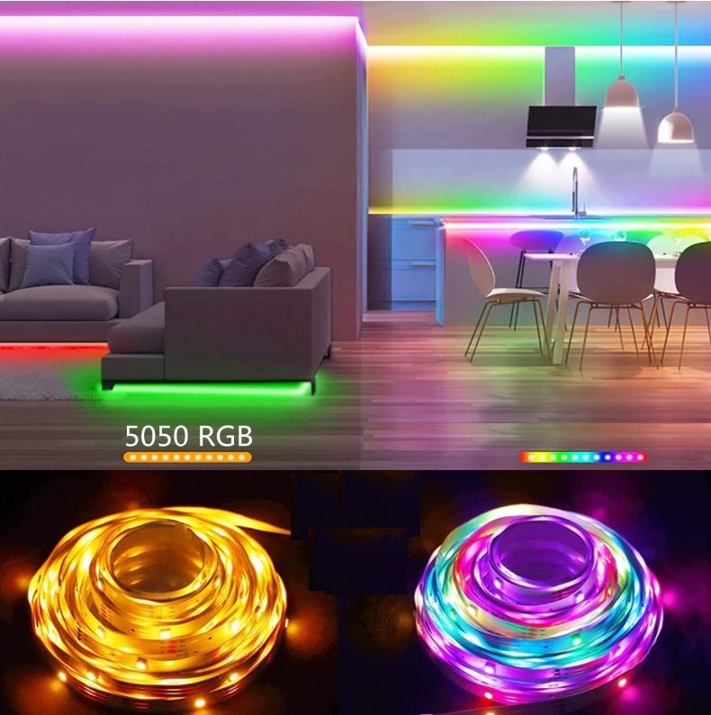 Cata Aydınlatma RGB İç Mekan Şerit Led Uygulama