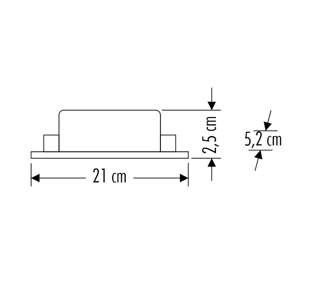Cata CT-2592 Dış Mekan Şerit Led Trafo Ölçüleri