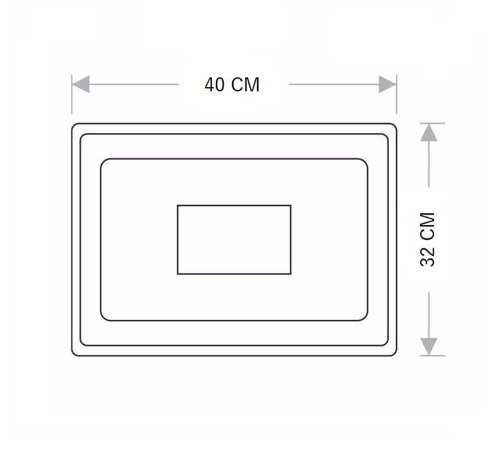 Cata CT-4663 200 Watt Led Projektör Ölçüleri