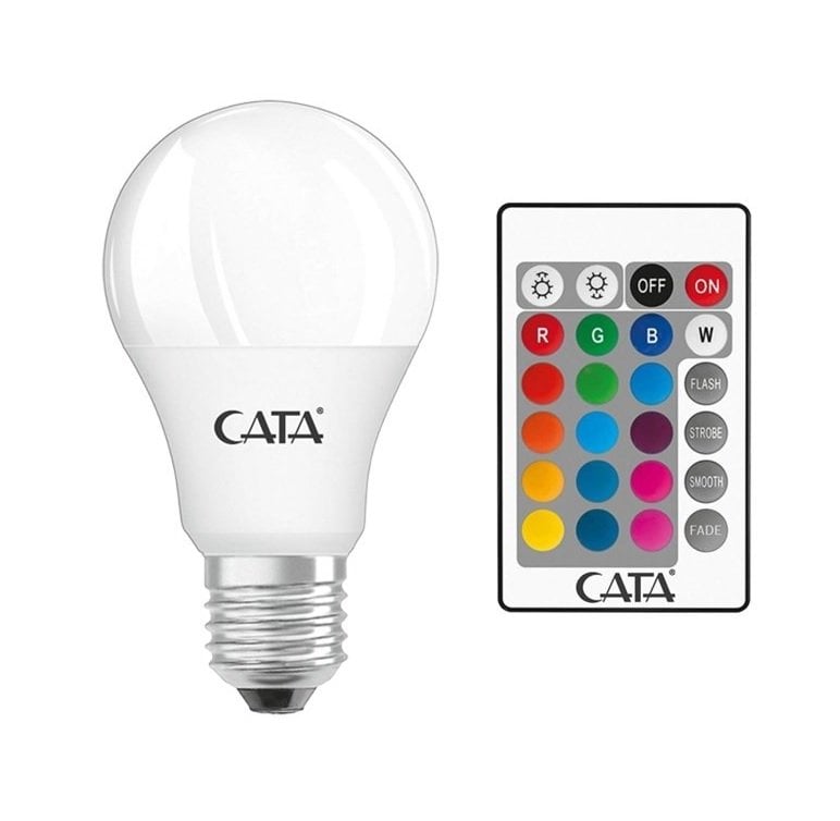 cata rgb led ampul kumandalı