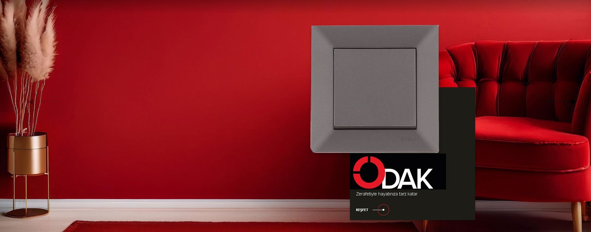 Exen antrasit anahtar priz serisi