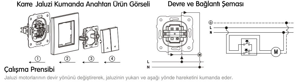 viko anahtar priz şeması