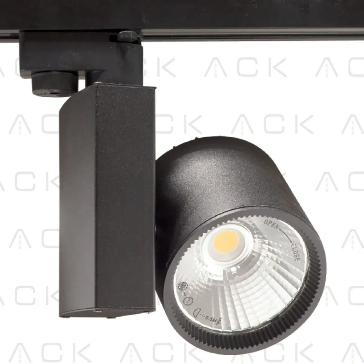 ACK 30W Sıyah 6500K Cob Led Monofaze Ray Armatürü AD30-04031