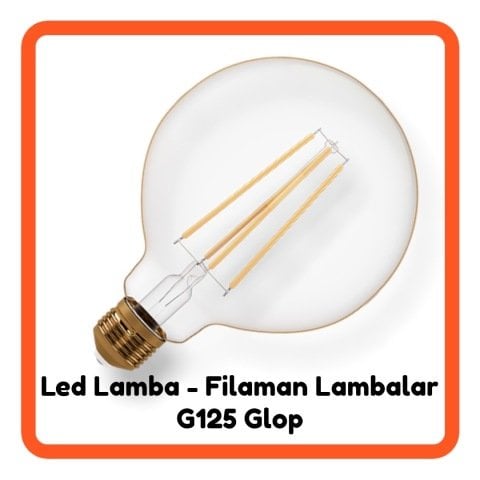 Panasonic E27 LED Filaman G125 Rustik Lamba 7W 806lm 2700K