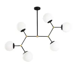 Aydinlatmadunyam Avize BlackWhite Damar-6326