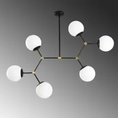 Aydinlatmadunyam Avize BlackWhite Damar-6326
