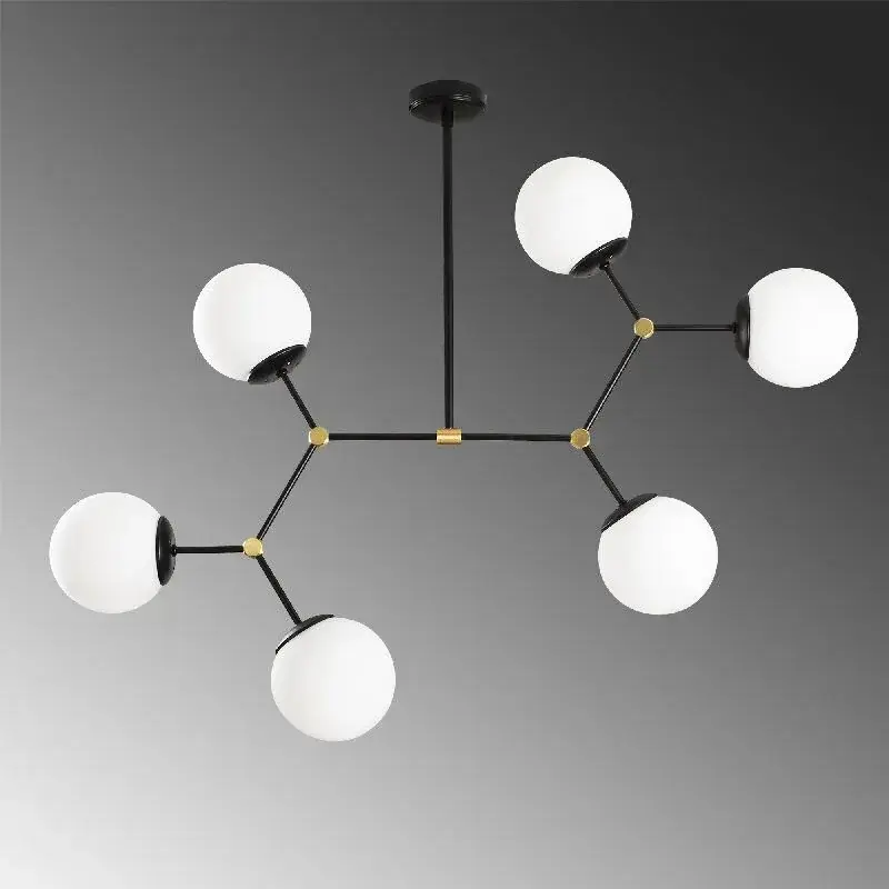 Aydinlatmadunyam Avize BlackWhite Damar-6326