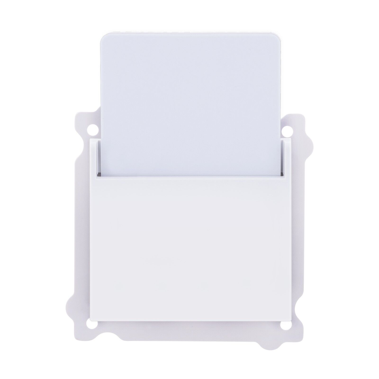 Exen Beyaz Modül+Kapak  Energy Saver Mikro Switch Gecikmeli + Isikli